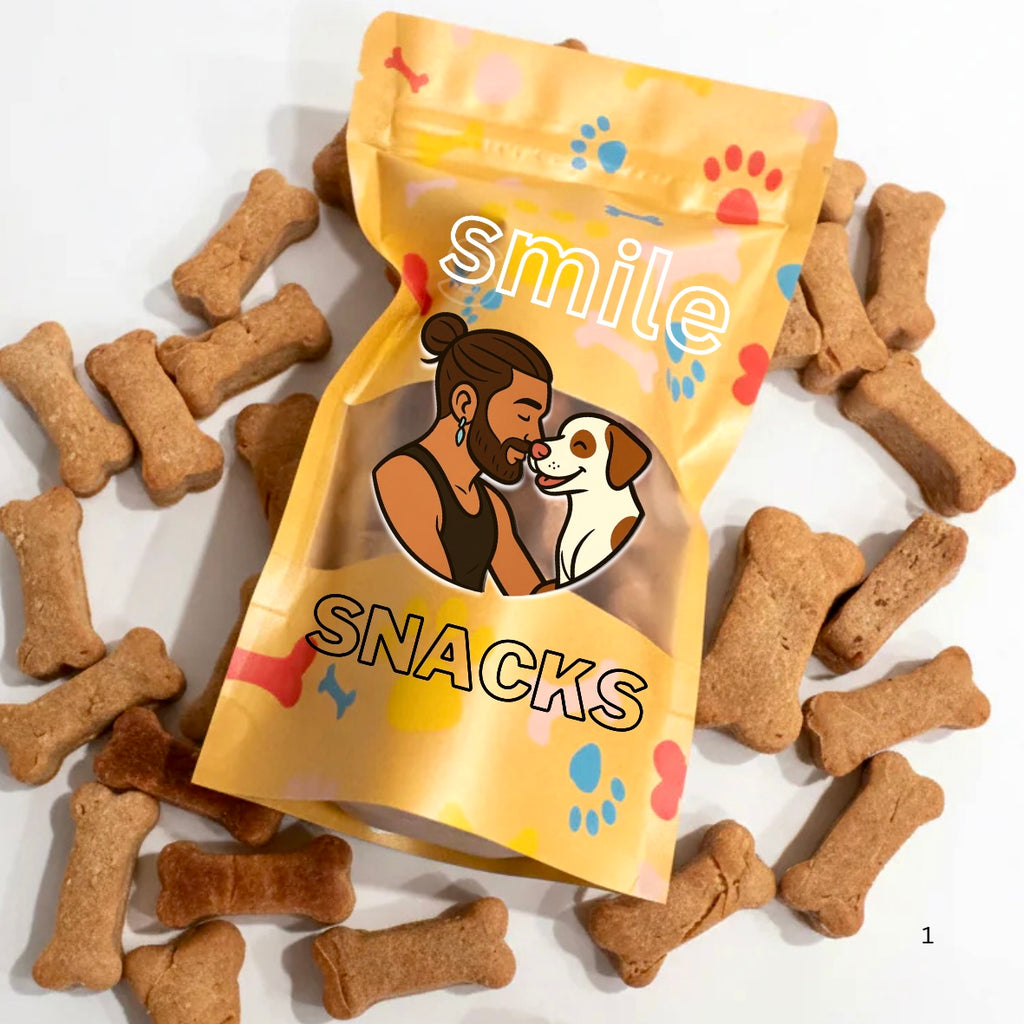 Smile Snacks •8 oz Peanut Butter Dog Treats