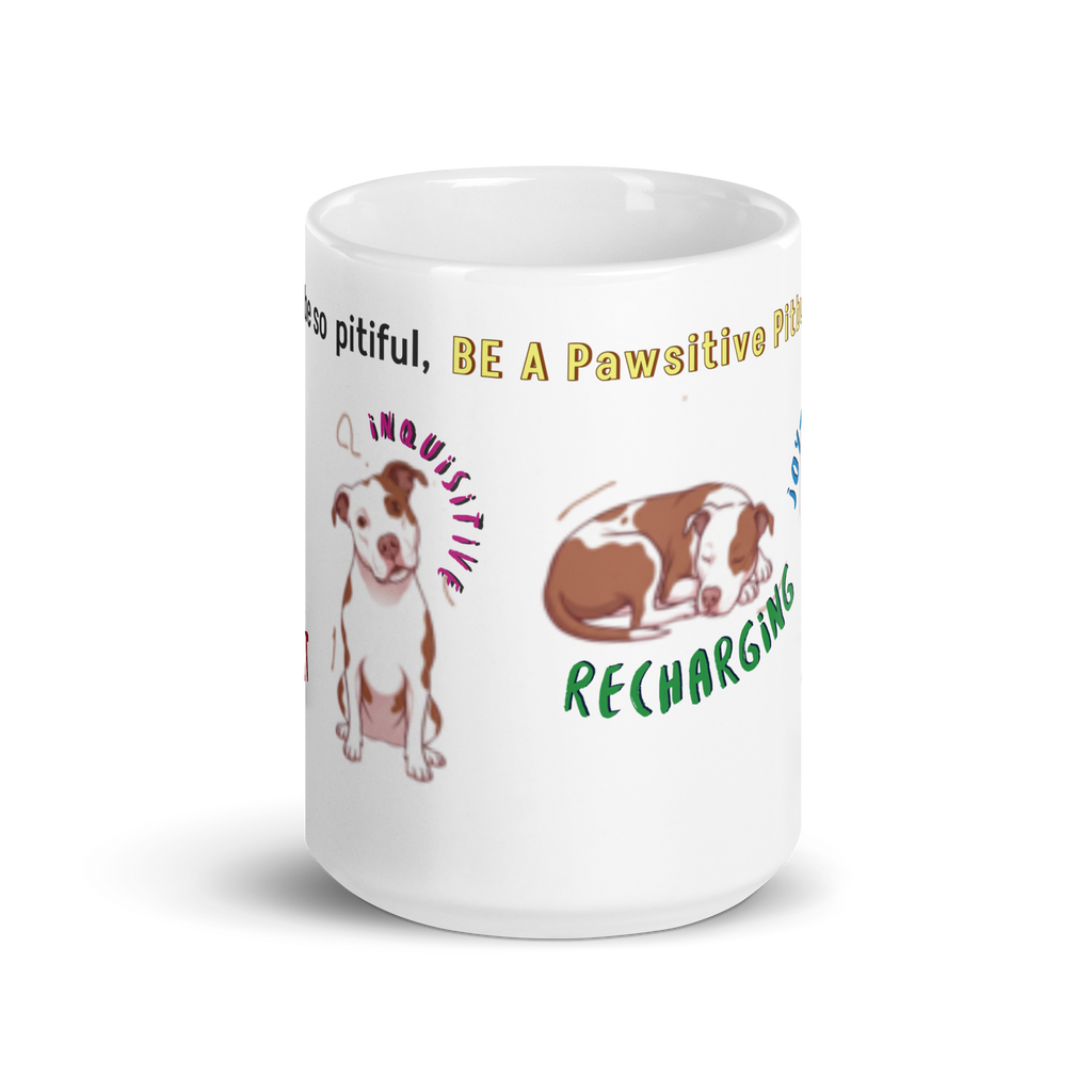 Pitbull Pawsitivity • Riley Grace - Mug