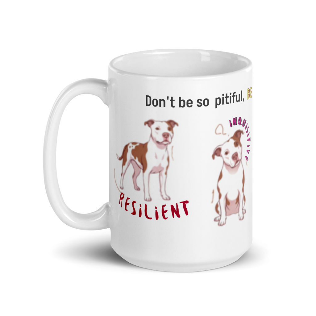 Pitbull Pawsitivity • Riley Grace - Mug