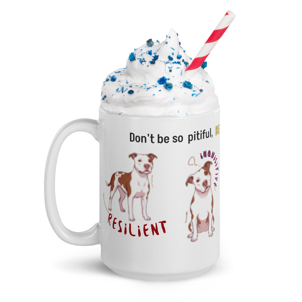 Pitbull Pawsitivity • Riley Grace - Mug