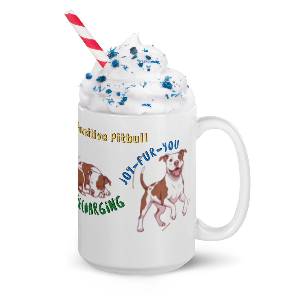 Pitbull Pawsitivity • Riley Grace - Mug